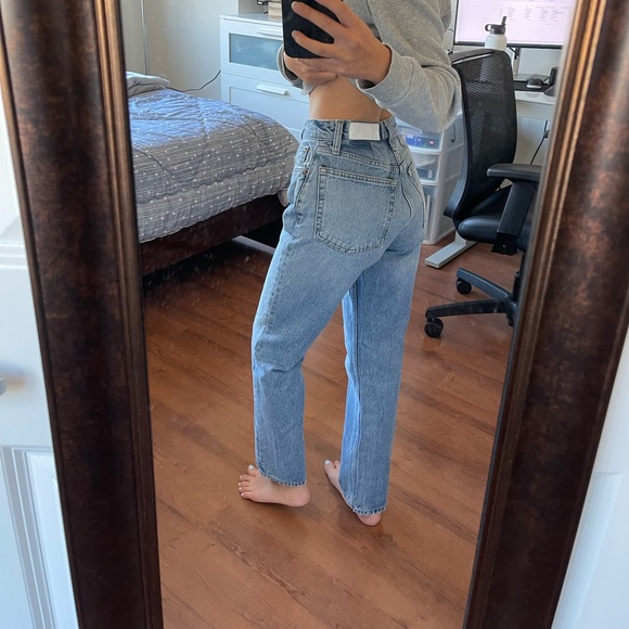 Re/done 70s Stove Pipe Jeans - Picture 5 of 10